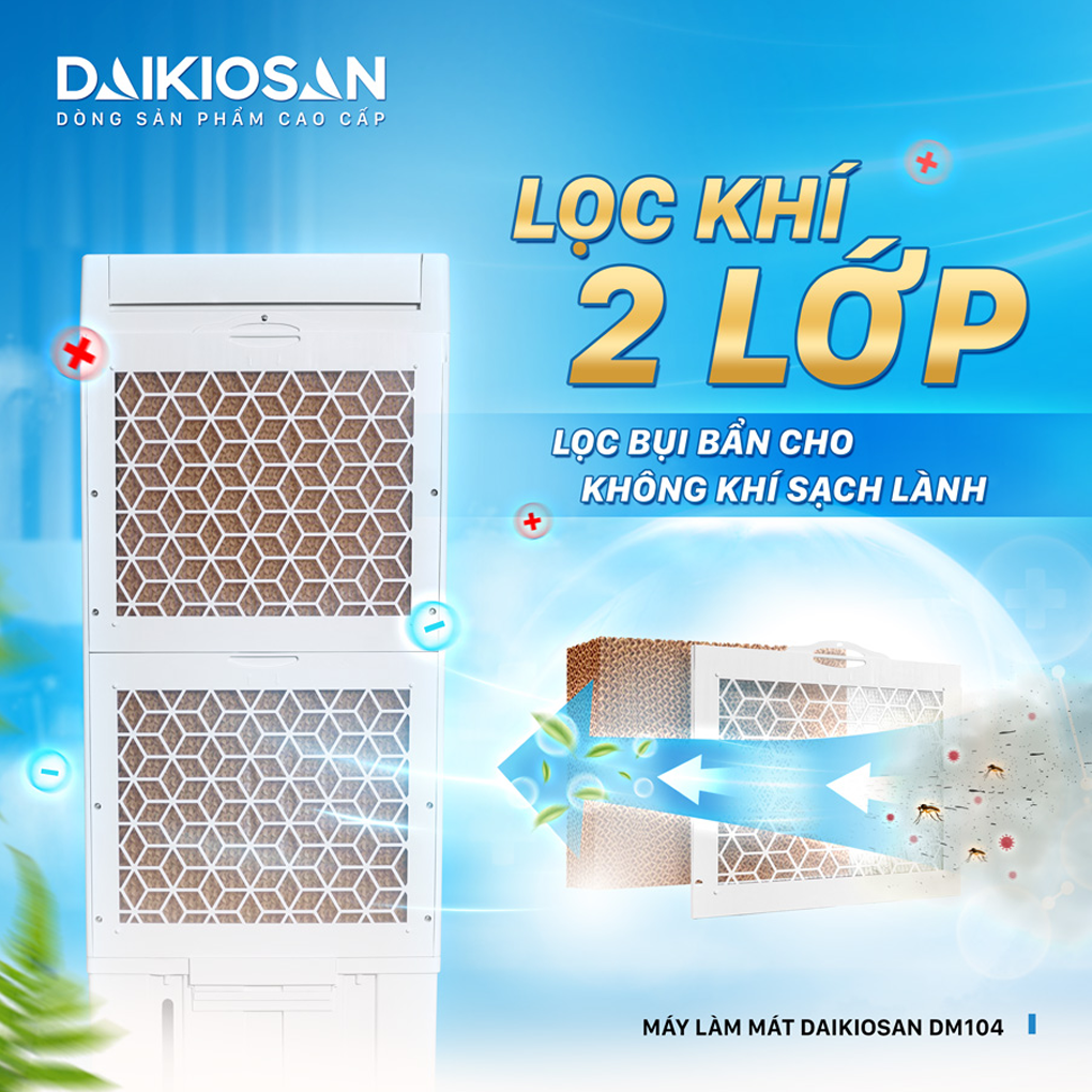 Quạt Điều Hòa Daikiosan DM104 300W 3