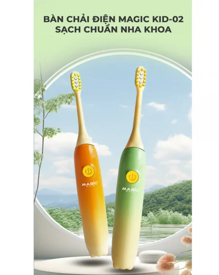 Bàn Chải Điện Magic Kid-02 Màu Xanh 1