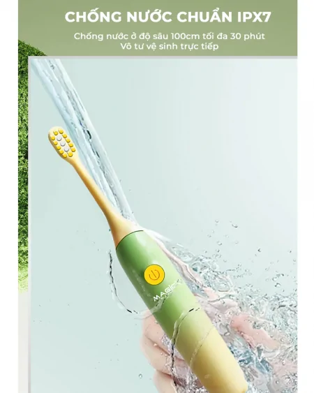 Bàn Chải Điện Magic Kid-02 Màu Xanh 6