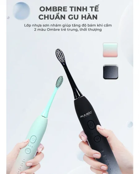 Bàn Chải Điện Magic B-20 Màu Đen 2