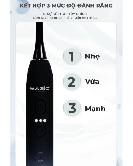 Bàn Chải Điện Magic B-20 Màu Đen 4