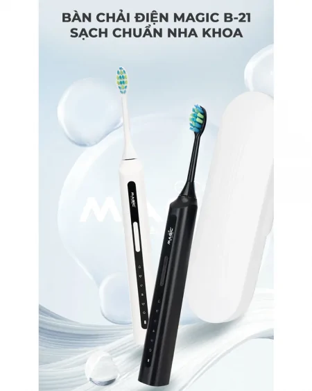 Bàn Chải Điện Magic B-21 Màu Trắng 2