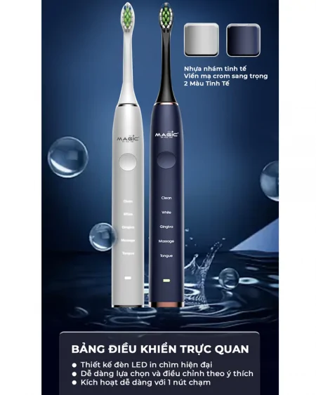 Bàn Chải Điện Magic Eco Pro-50 Màu Xanh 2