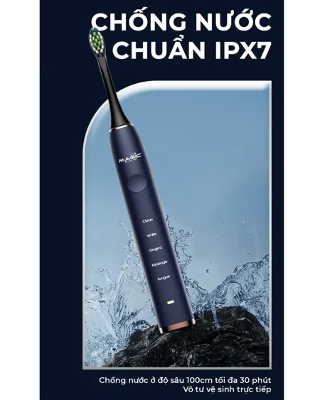 Bàn Chải Điện Magic Eco Pro-50 Màu Xanh 7