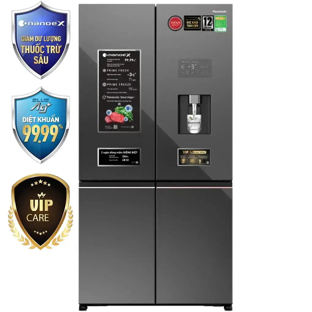 Tủ Lạnh Panasonic Inverter 621 Lít PRIME+ Edition NR-XY680YHHV