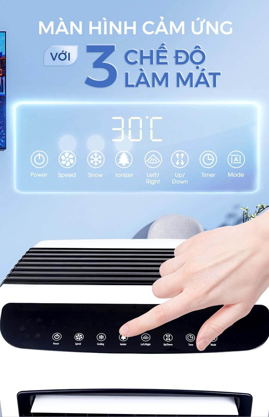 Quạt Làm Mát Không Khí Iruka I-99 200W - Thái Lan 6