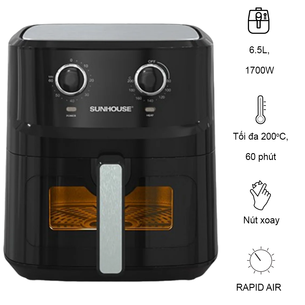 Nồi Chiên Không Dầu SHD4030 6.5 Lít