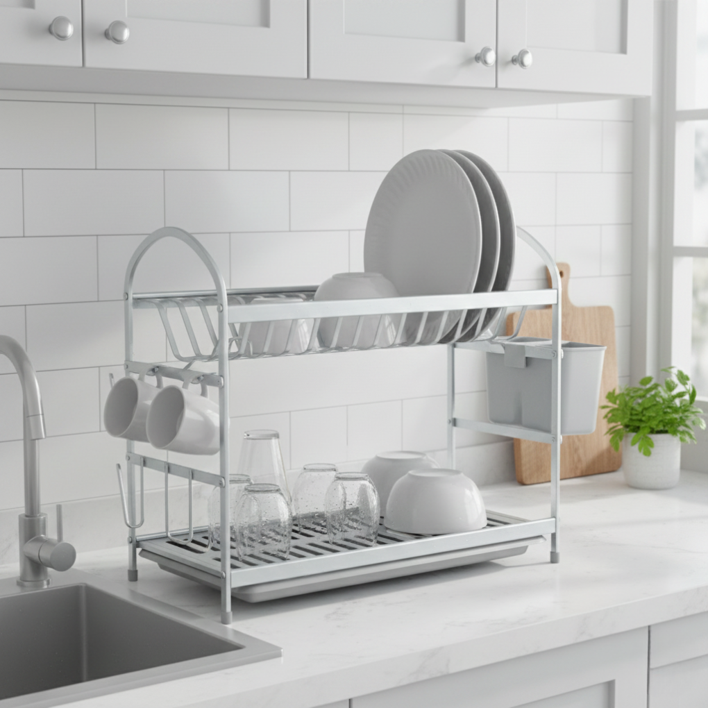 Kệ Ch&eacute;n 2 Tầng TA-6249A2 Alu