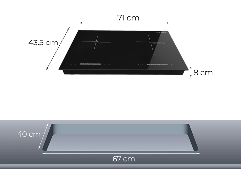 Bếp Từ Đôi Junger CEJ-201-II 4000W - Thái Lan 6
