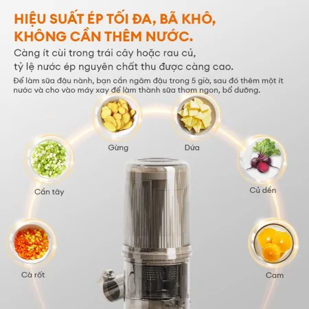 Máy Ép Chậm Gaabor FP1M-WH01A 5