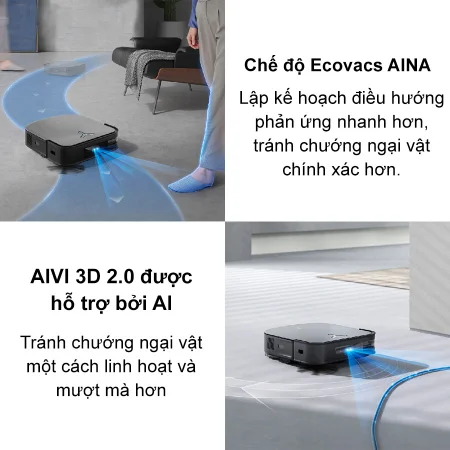 Robot Hút Bụi Lau Nhà Ecovacs Deebot X2 Combo 21