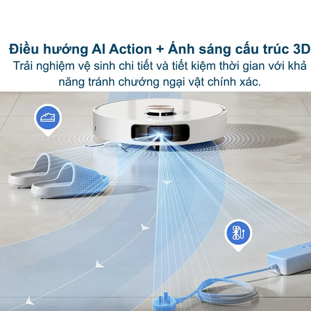 Robot Hút Bụi Lau Nhà Dreame L10s Pro Ultra Heat 4