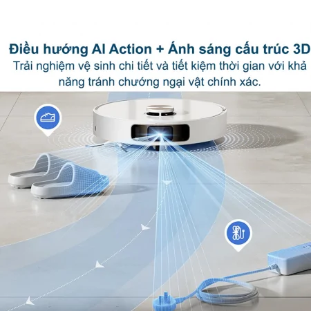Robot Hút Bụi Lau Nhà Dreame L10s Pro Ultra Heat 4