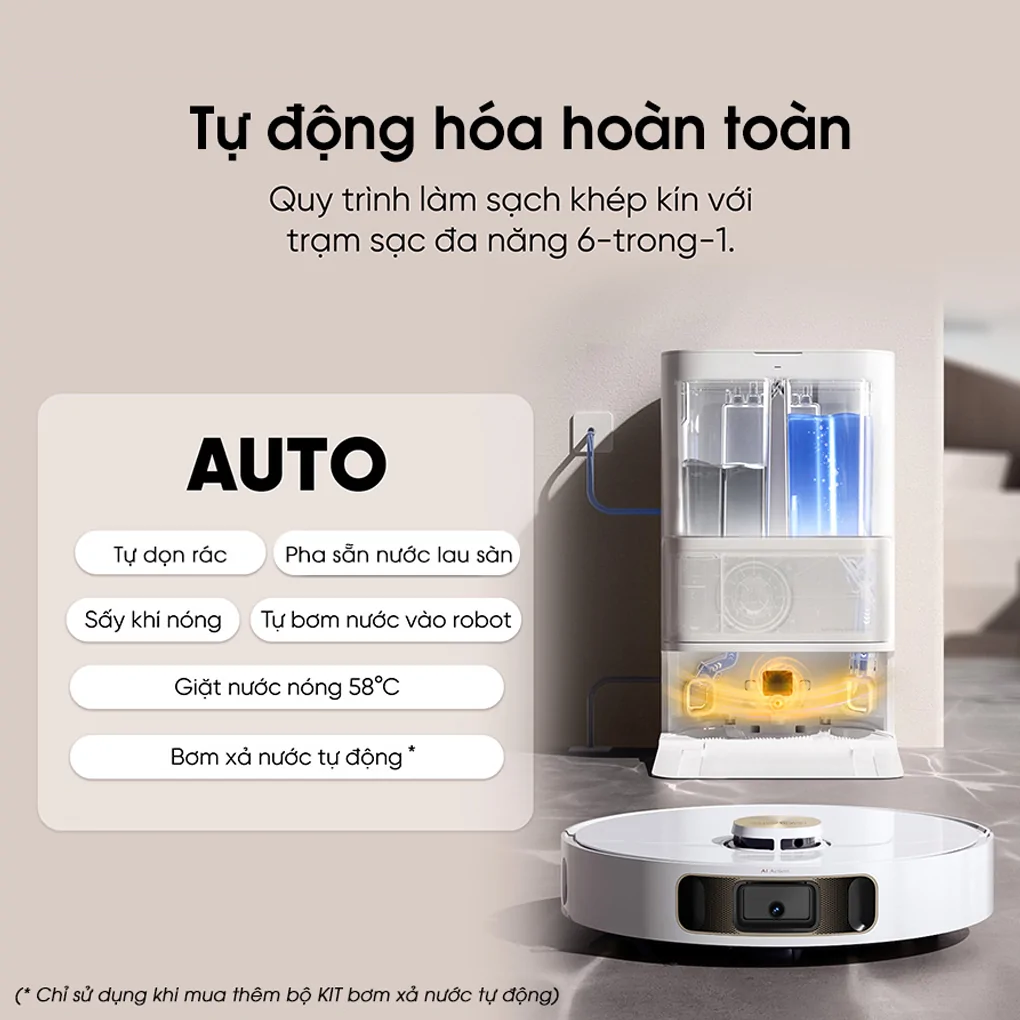 Robot Hút Bụi Lau Nhà Dreame L10s Pro Ultra Heat 7