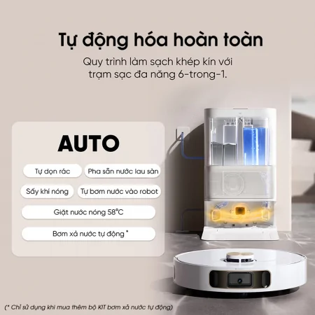 Robot Hút Bụi Lau Nhà Dreame L10s Pro Ultra Heat 7