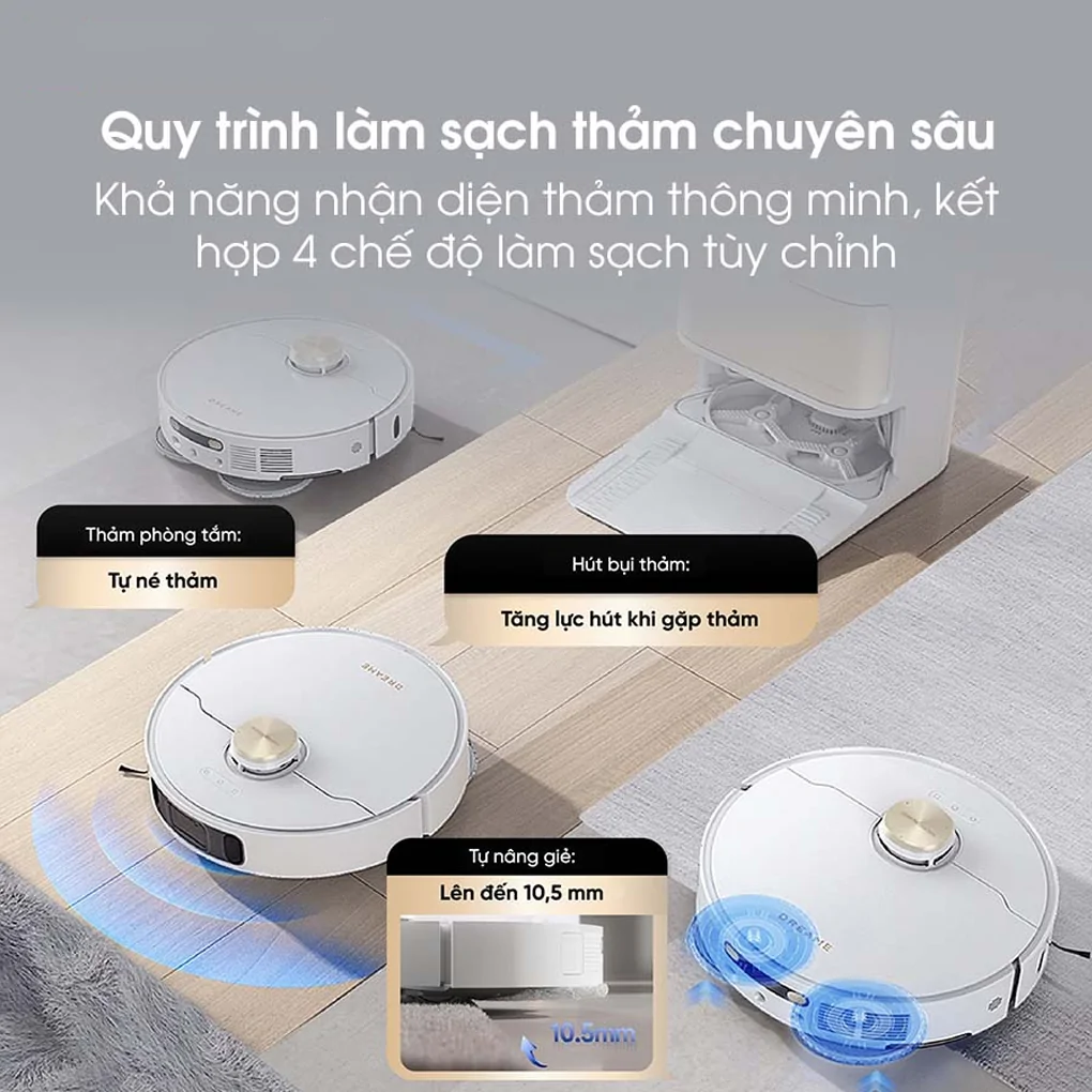 Robot Hút Bụi Lau Nhà Dreame L10s Pro Ultra Heat 9