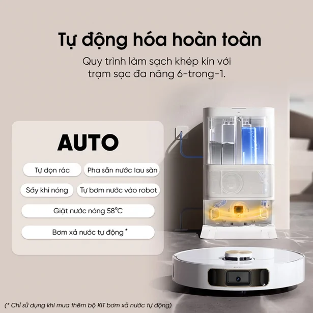 Robot Hút Bụi Lau Nhà Dreame L10s Pro Ultra Heat