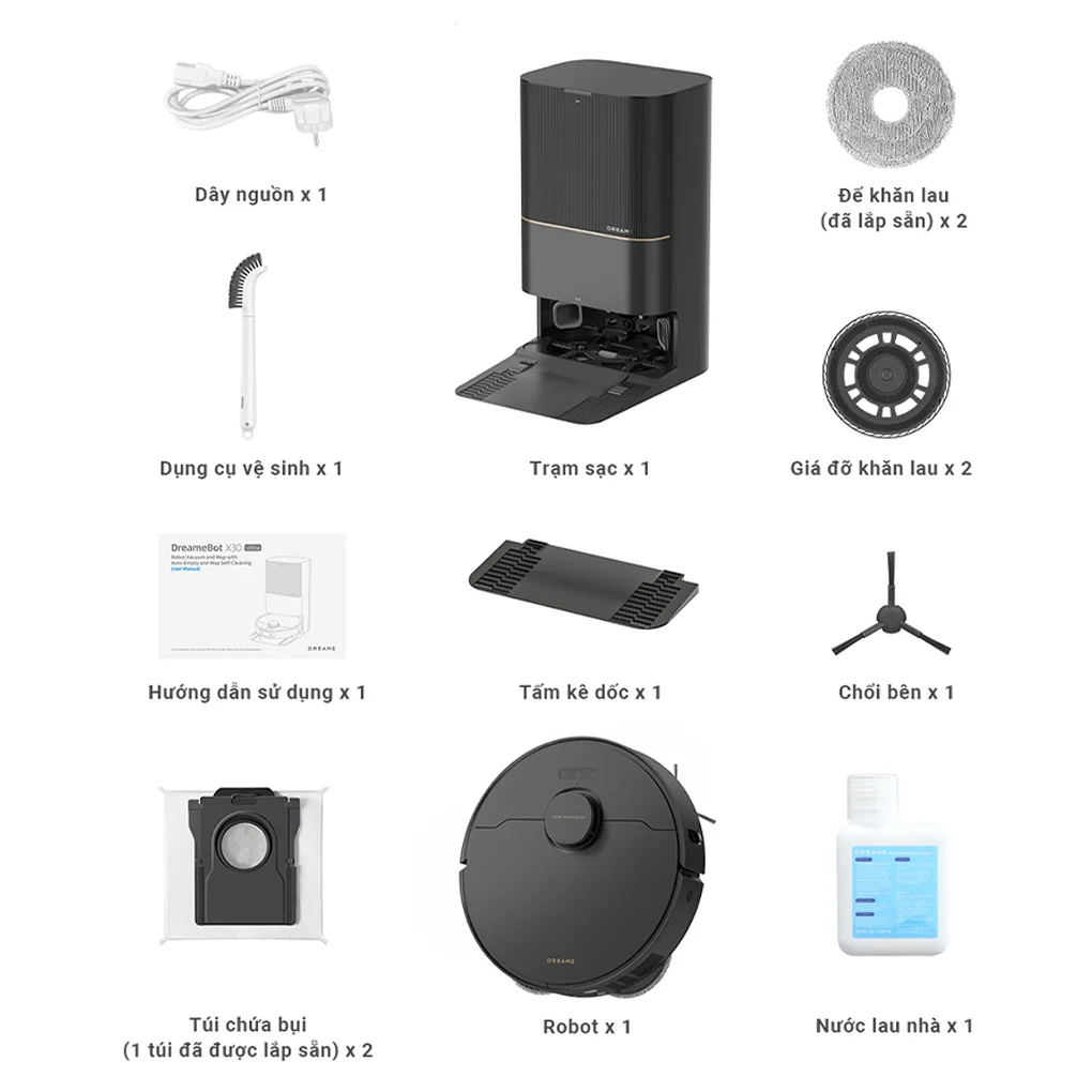 Robot Hút Bụi Lau Nhà Dreame X30 Ultra 13
