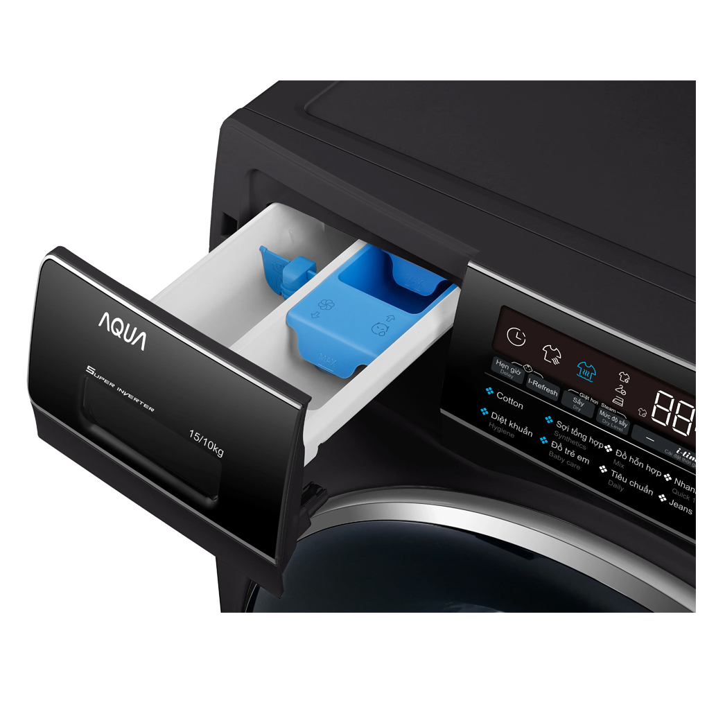 Máy Giặt Sấy Aqua Inverter 15/10 Kg AQD-AH1500H.PS 4