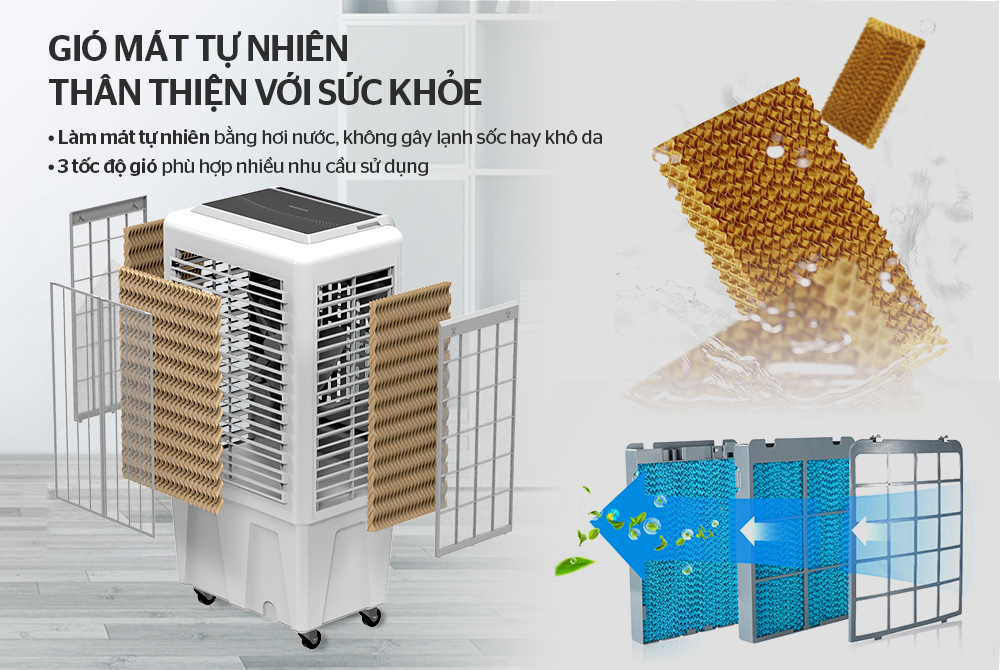 Máy Làm Mát Không Khí Sunhouse SHD7776 200W 7