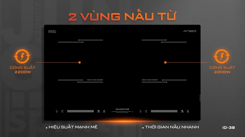 Bếp Đôi Junger ID-39 - Thái Lan 14
