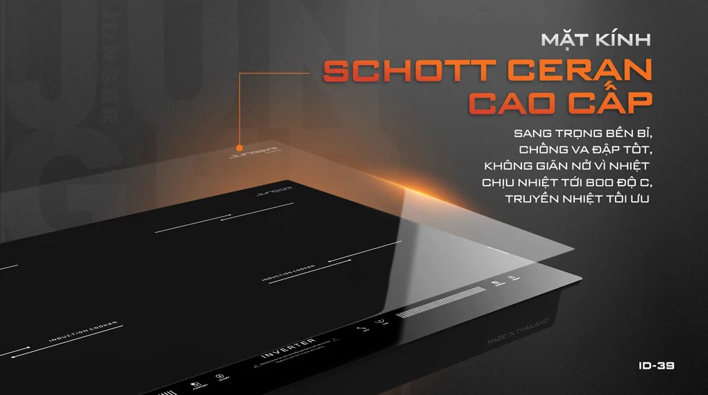 Bếp Đôi Junger ID-39 - Thái Lan 16