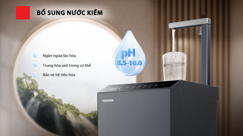 Máy Lọc Nước RO Nóng Nguội Lạnh Toshiba TWP-W2396SVN(M) 10 Lõi 0