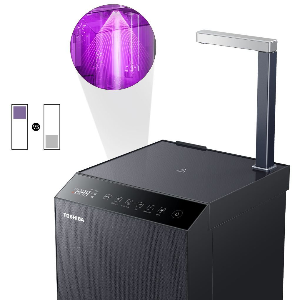 Máy Lọc Nước RO Nóng Nguội Lạnh Toshiba TWP-W2396SVN(M) 10 Lõi 4