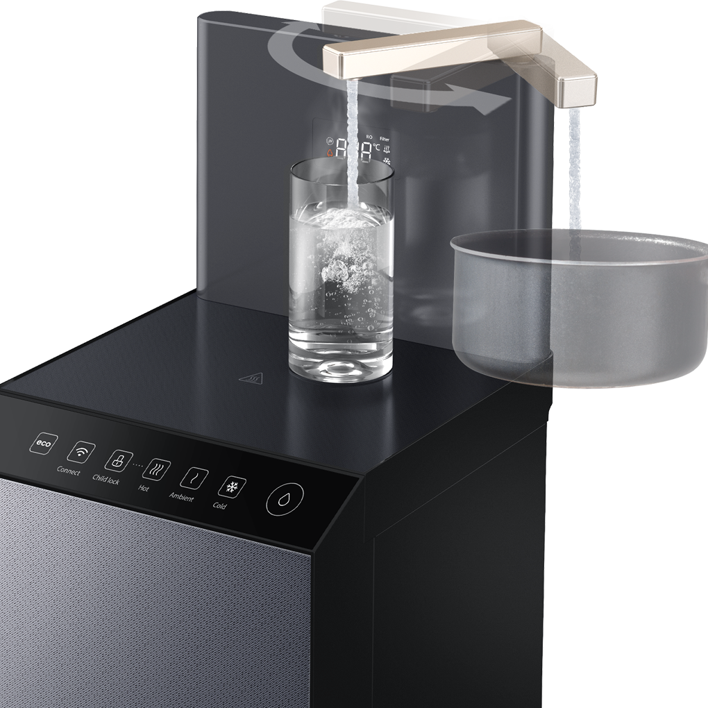 Máy Lọc Nước RO Nóng Nguội Lạnh Toshiba TWP-W2399SVN(M) 10 Lõi 6