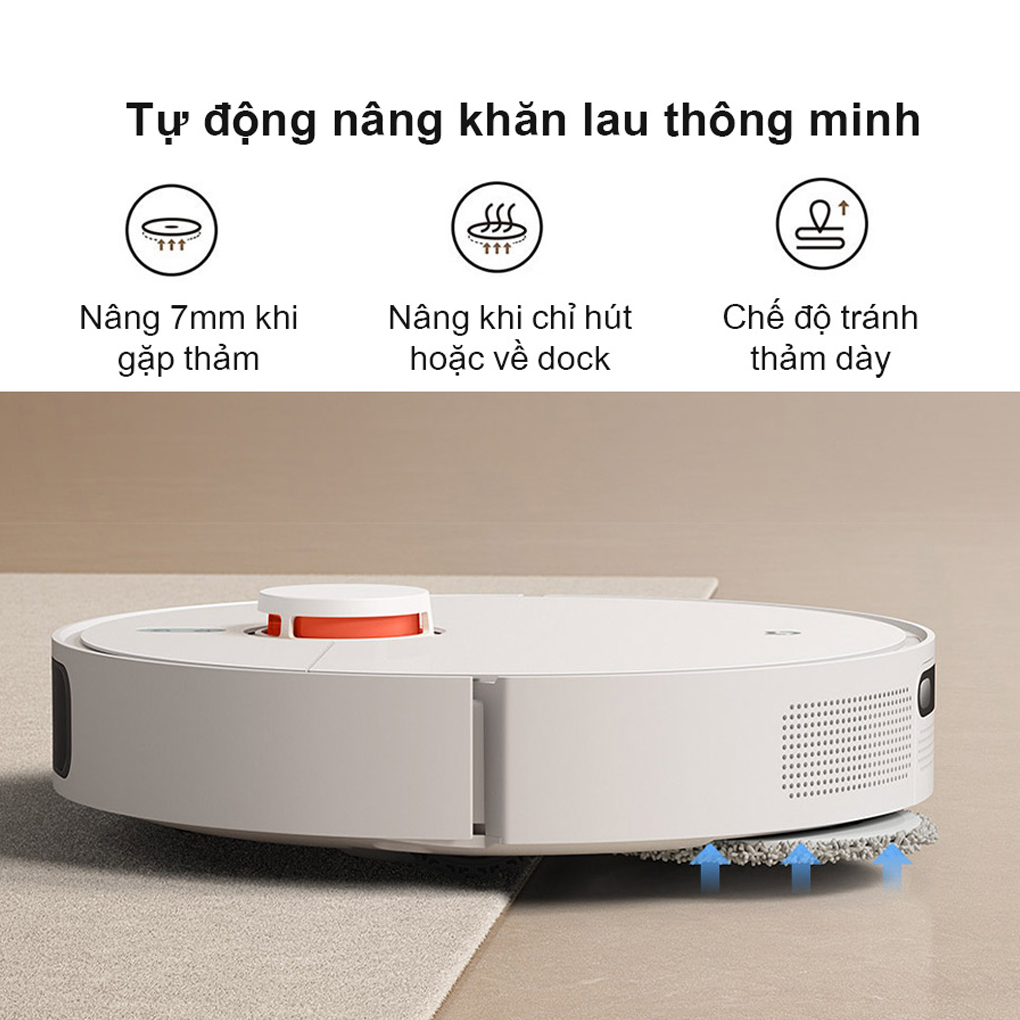 Robot Hút Bụi Lau Nhà Tự Giặt Giẻ Xiaomi X20 Plus 0