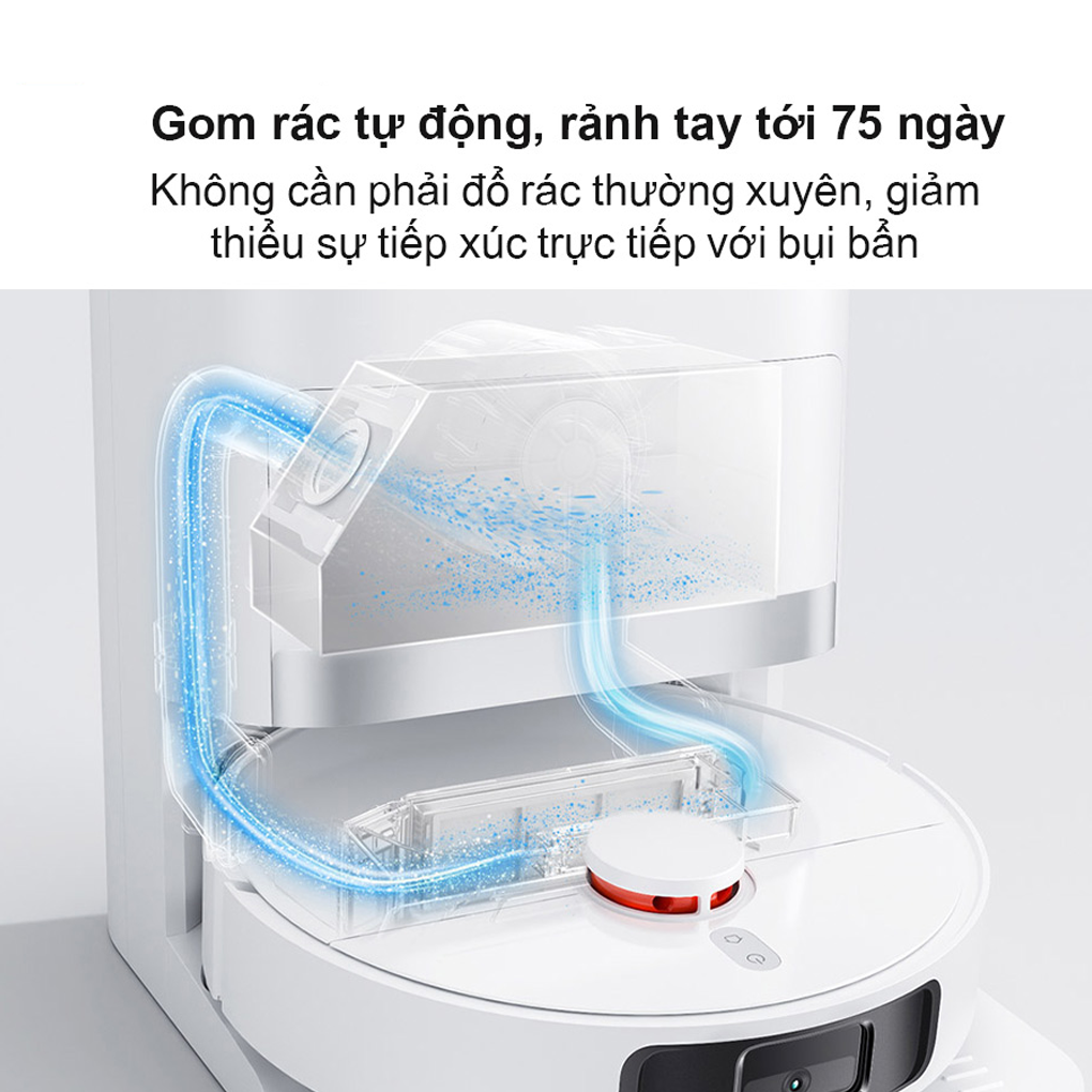 Robot Hút Bụi Lau Nhà Tự Giặt Giẻ Xiaomi X20 Plus 9