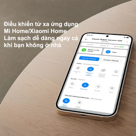 Robot Hút Bụi Lau Nhà Tự Giặt Giẻ Xiaomi X20 12