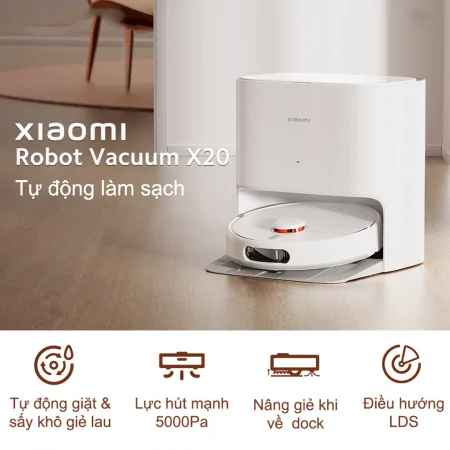 Robot Hút Bụi Lau Nhà Tự Giặt Giẻ Xiaomi X20 1