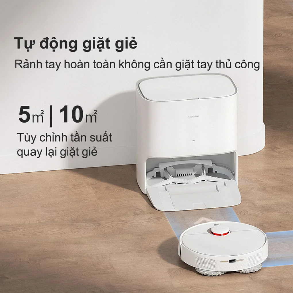Robot Hút Bụi Lau Nhà Tự Giặt Giẻ Xiaomi X20 3