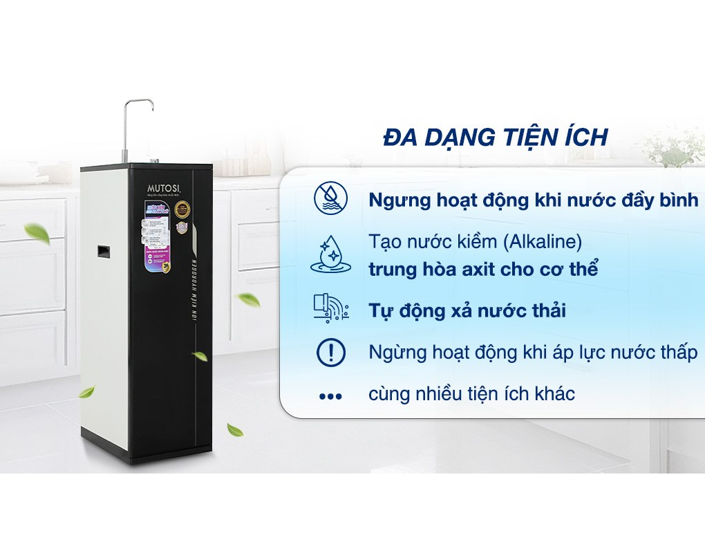 Máy Lọc Nước Ion Kiềm Hydrogen Mutosi MP-S1001H 7