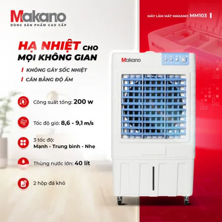 Quạt Điều Hòa Makano MM103 200W 8