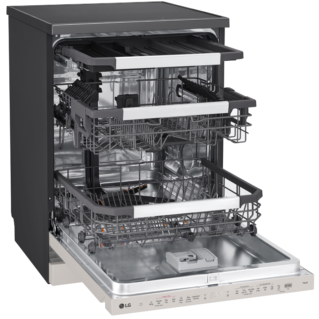 Máy Rửa Chén LG LDT14BGA3 - Nhập Khẩu Hàn Quốc - Tiệt Trùng Hơi Nước 100 Độ C 6
