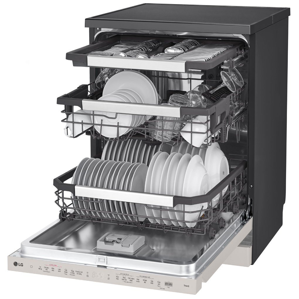 Máy Rửa Chén LG LDT14BGA3 - Nhập Khẩu Hàn Quốc - Tiệt Trùng Hơi Nước 100 Độ C 8