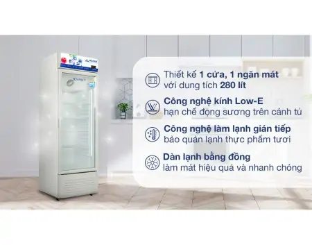 Tủ Mát Hòa Phát 280 Lít HSR D6280 0