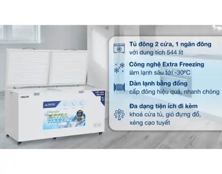 Tủ Đông Hòa Phát 544 Lít HPF AD6544 0