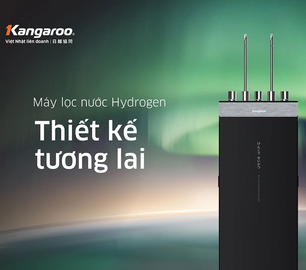 Máy Lọc Nước Kangaroo Sumire Hydrogen Nóng Lạnh KG11A16 11 Lõi 10