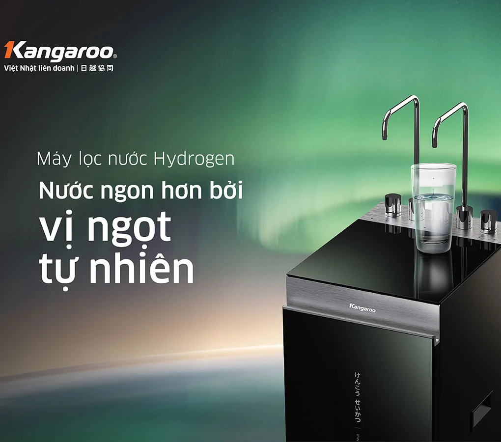 Máy Lọc Nước Kangaroo Sumire Hydrogen Nóng Lạnh KG11A16 11 Lõi 13