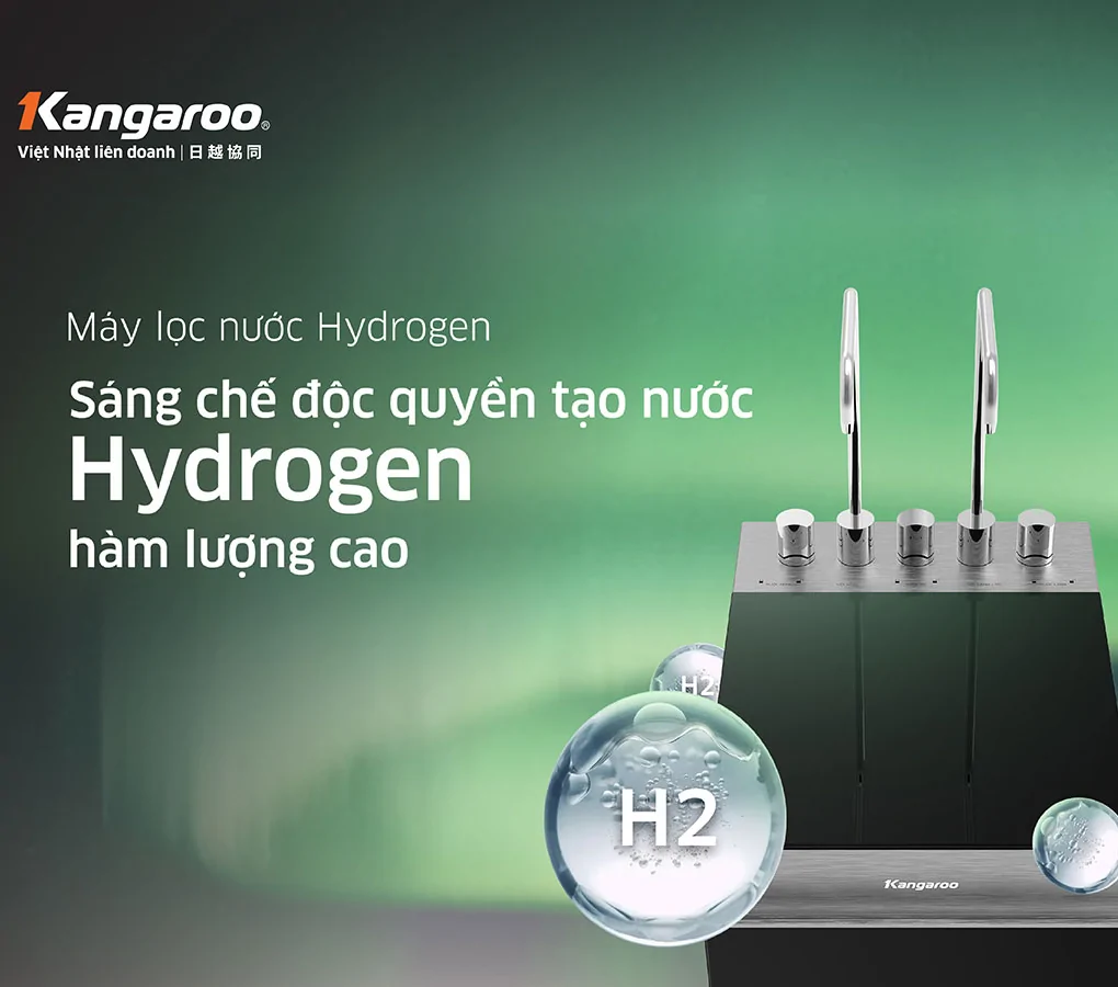 Máy Lọc Nước Kangaroo Sumire Hydrogen Nóng Lạnh KG11A16 11 Lõi 14