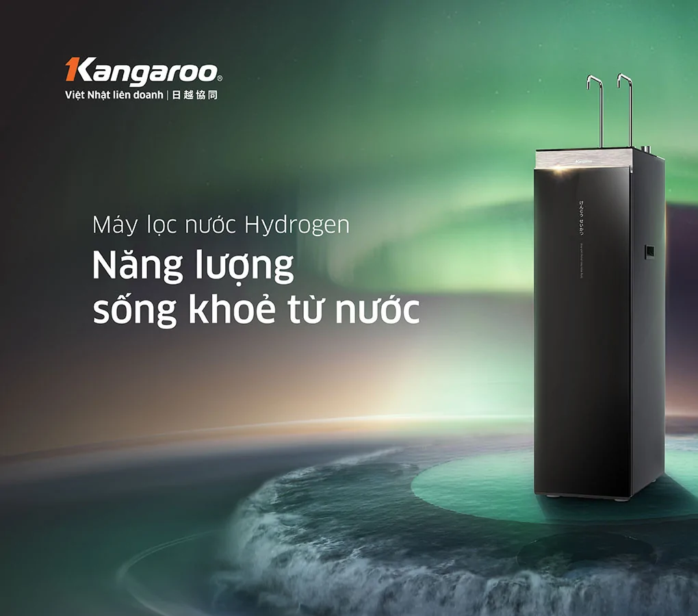 Máy Lọc Nước Kangaroo Sumire Hydrogen Nóng Lạnh KG11A16 11 Lõi 9