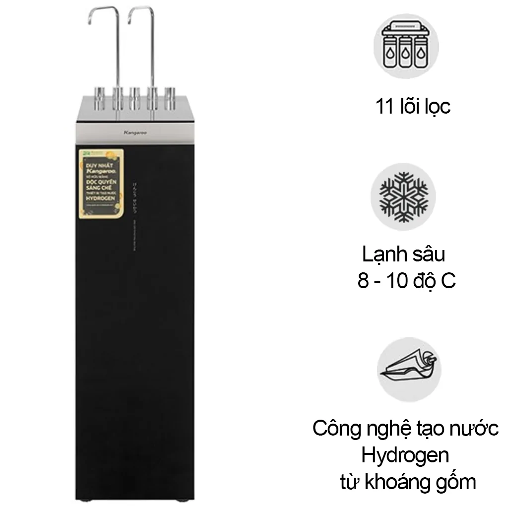 Máy Lọc Nước Kangaroo Hydrogen Nóng Lạnh KG11A18 11 Lõi