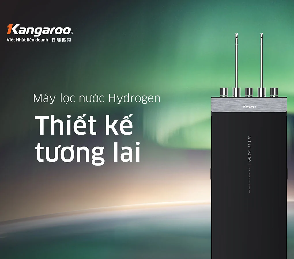 Máy Lọc Nước Kangaroo Sumire Hydrogen Nóng Lạnh KG11A18 11 Lõi 10
