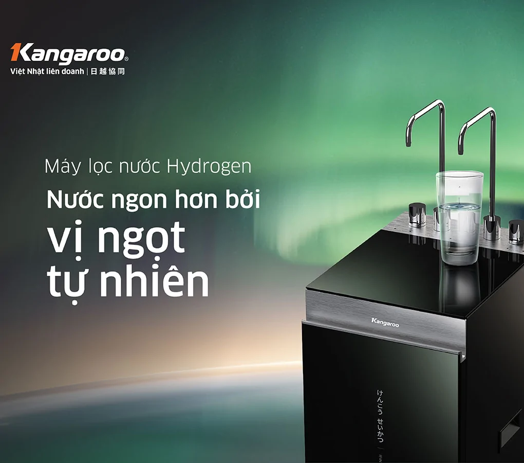 Máy Lọc Nước Kangaroo Sumire Hydrogen Nóng Lạnh KG11A18 11 Lõi 13