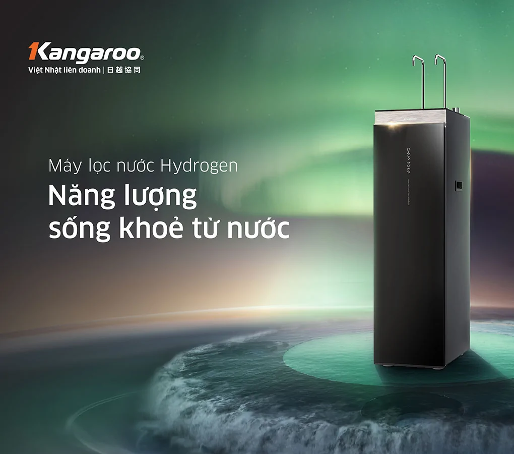 Máy Lọc Nước Kangaroo Sumire Hydrogen Nóng Lạnh KG11A18 11 Lõi 9