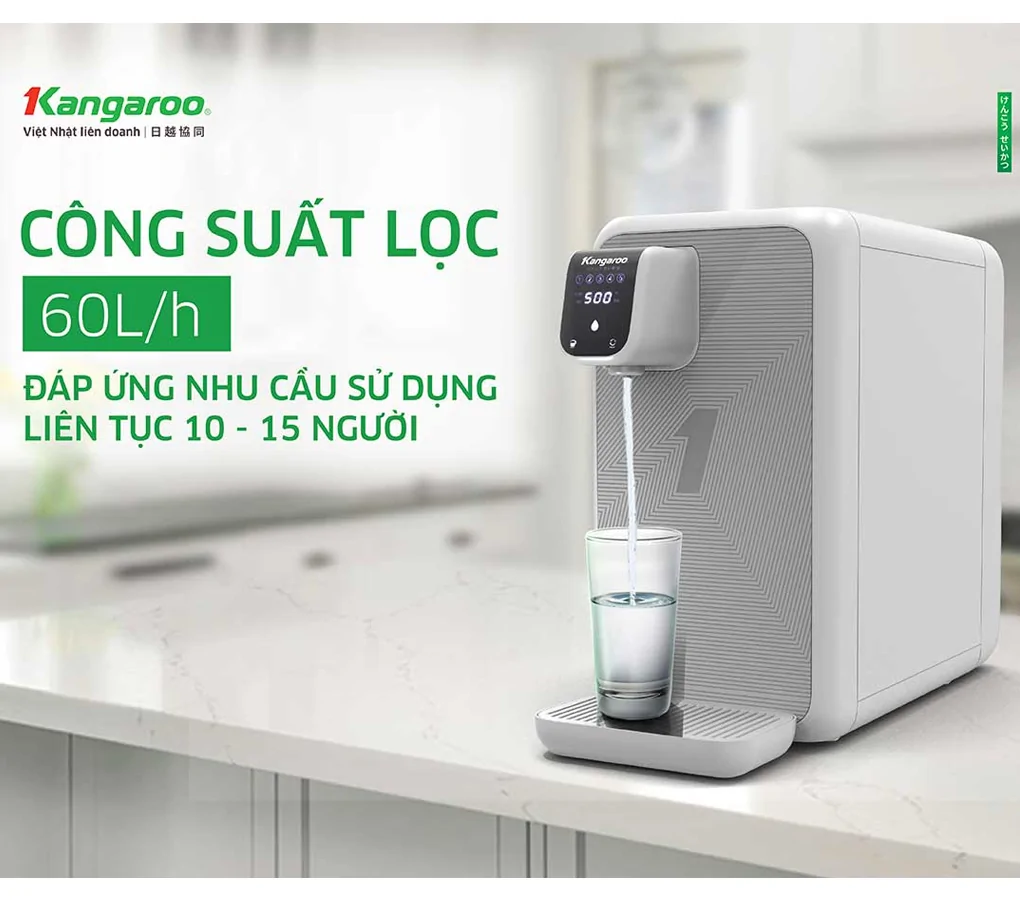 Máy Lọc Nước Hydrogen Ion Kiềm Để Bàn Kangaroo KG400HD 10