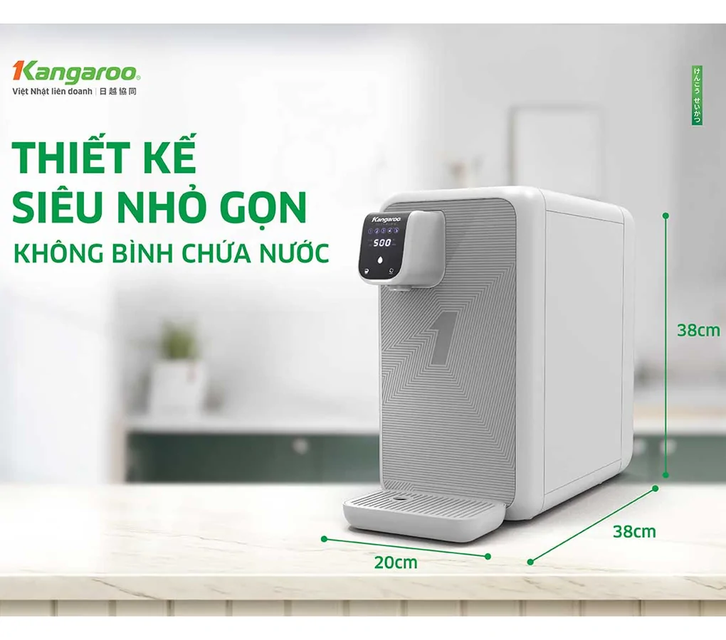 Máy Lọc Nước Hydrogen Ion Kiềm Để Bàn Kangaroo KG400HD 6